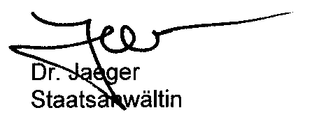 jaeger unterschrift